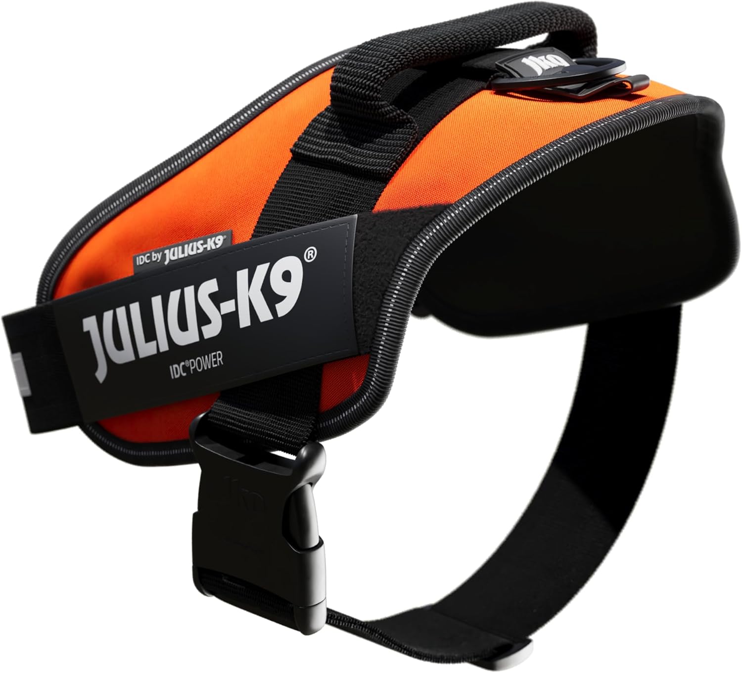 Julius-K9, 16IDC-for-1, IDC Powerharness, Dog Harness, Size: 1, UV Orange