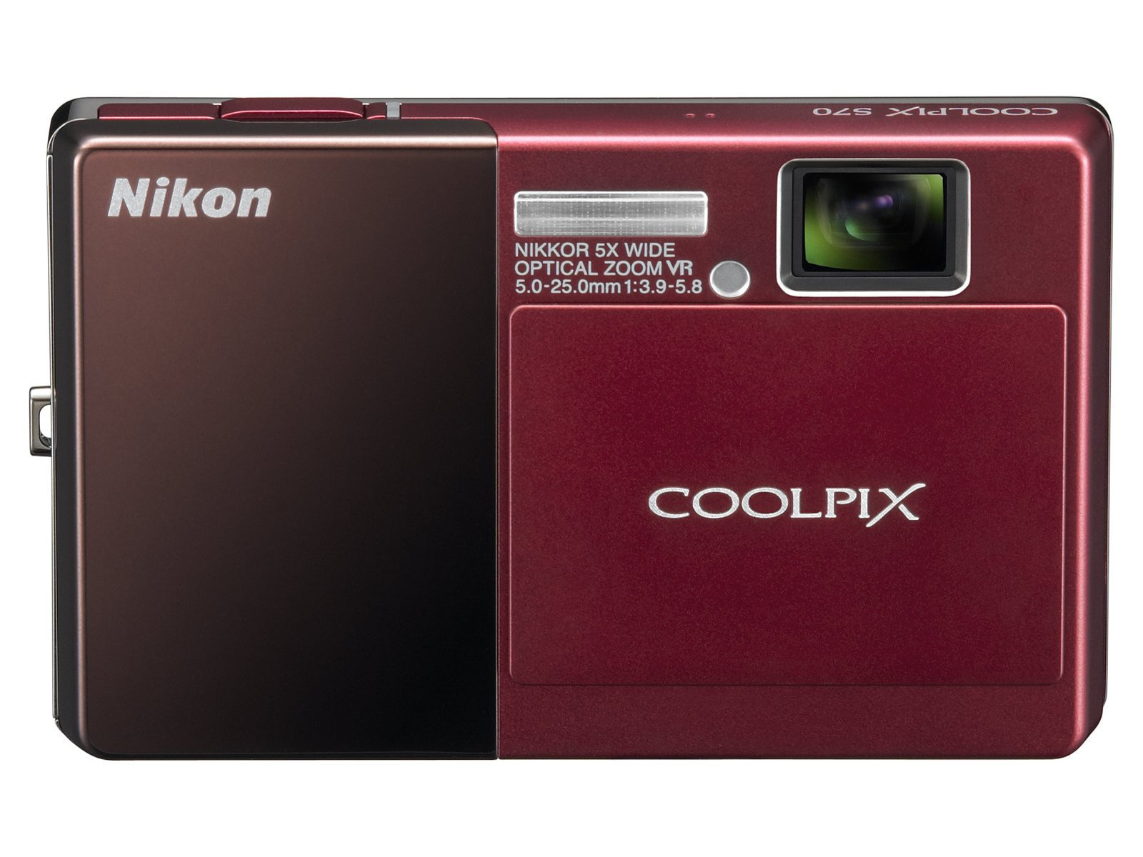 Amazon.co.jp: Nikon COOLPIX Digital Camera S70 Crystal Red S70RD 