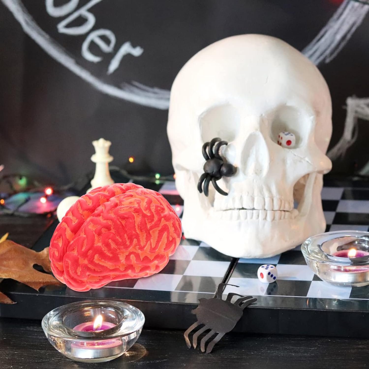 Halloween Simulation Vinyl 1pc, Halloween Trick Scary Prop Prank Tool Simulation Prop Artificial Blood Party Festival Parts for Haunted House
