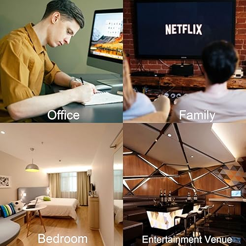 Miniatura 7 de Cable Ethernet Cat6 de 90 grados en ángulo recto hacia abajo, cable Ethernet de ángulo recto Cat 6 para PC, router, módem, impresora, caja de TV,