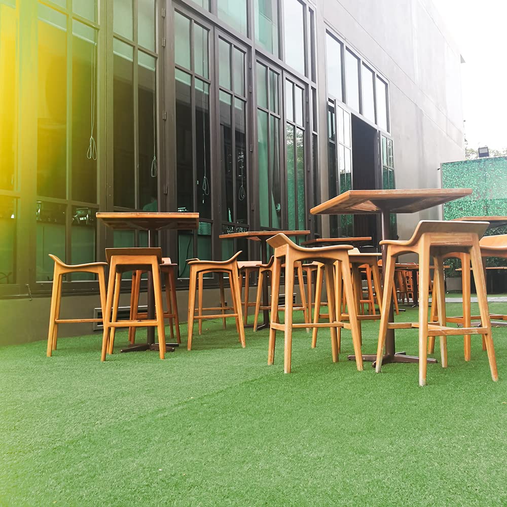 OLIVO.shop Erba sintetica drenante per terrazze e giardini, Larga 2 mt | Spessore 30 mm, lunghezza al metro come quantità, Tappeto erba finta larga 200 cm, Giardini, Terrazza, GRASS GREEN LUXURY
