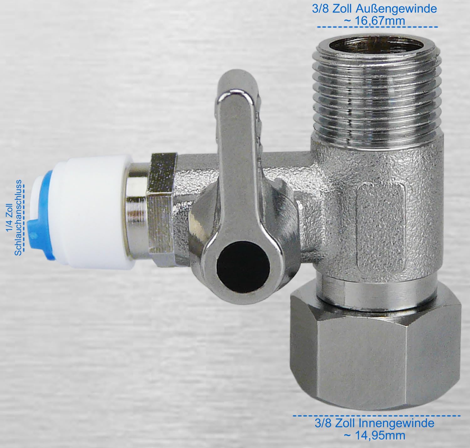 Valvola Gas 3/4" Ff Dritta Con Presa Pressione TECO - G243010000 - Foto 9