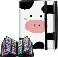 Vista 12 de Carpeta de tarjetas de 4 bolsillos con capacidad para 160 tarjetas, carpeta de álbum de coleccionista de libros de tarjetas para Yugioh, MTG, TCG