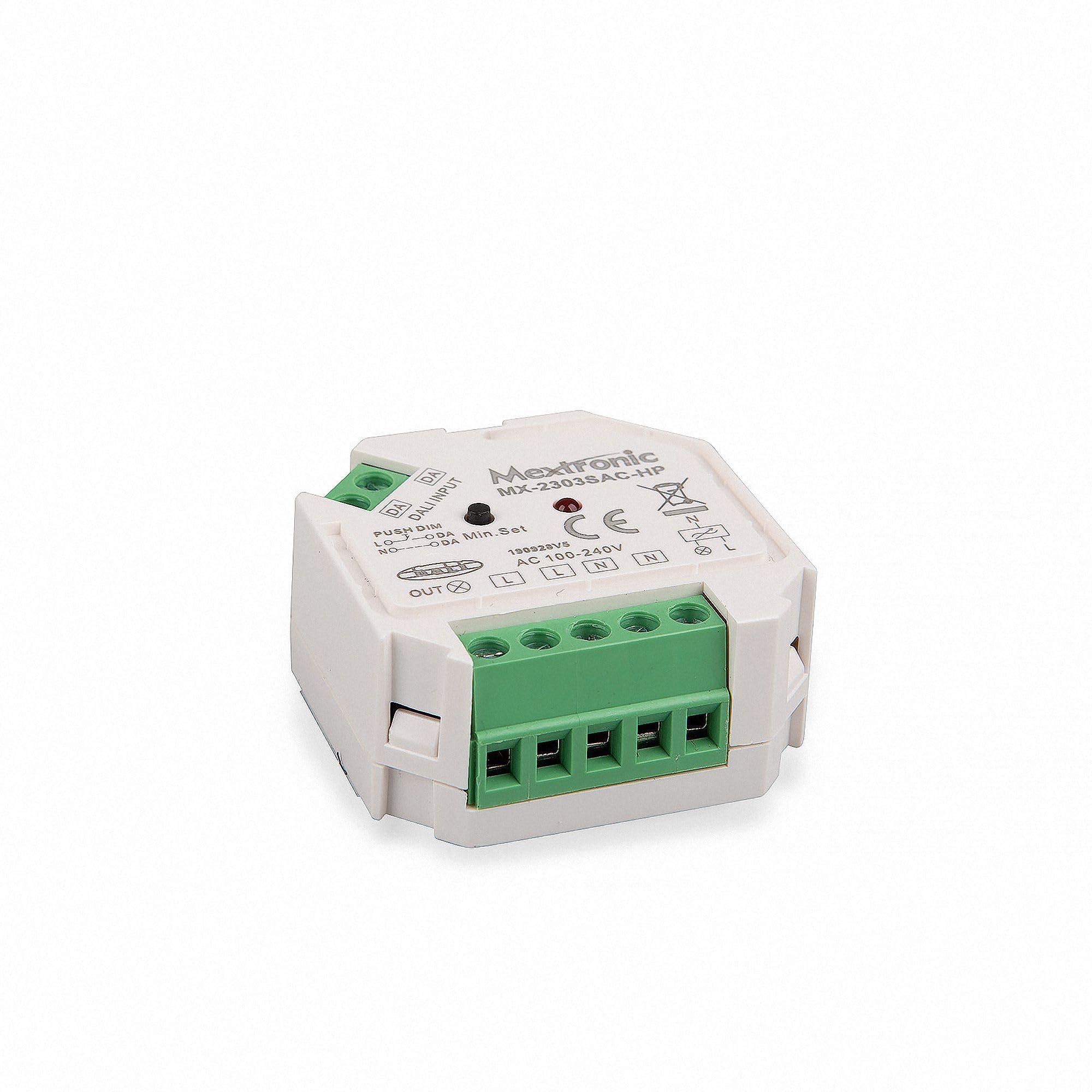Mextronic DALI-Phasendimmer Phasenabschnitt-Dimmaktor SR-2303SAC-HP 100-240V AC