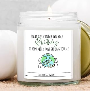 Rebirthday Organ Donation Candle for Recipient, Candle of Life, Transplant Candle, Organ Anniversary, Organ Donor, Candle, Calm and Relax Candle, Aromatherapy Candle