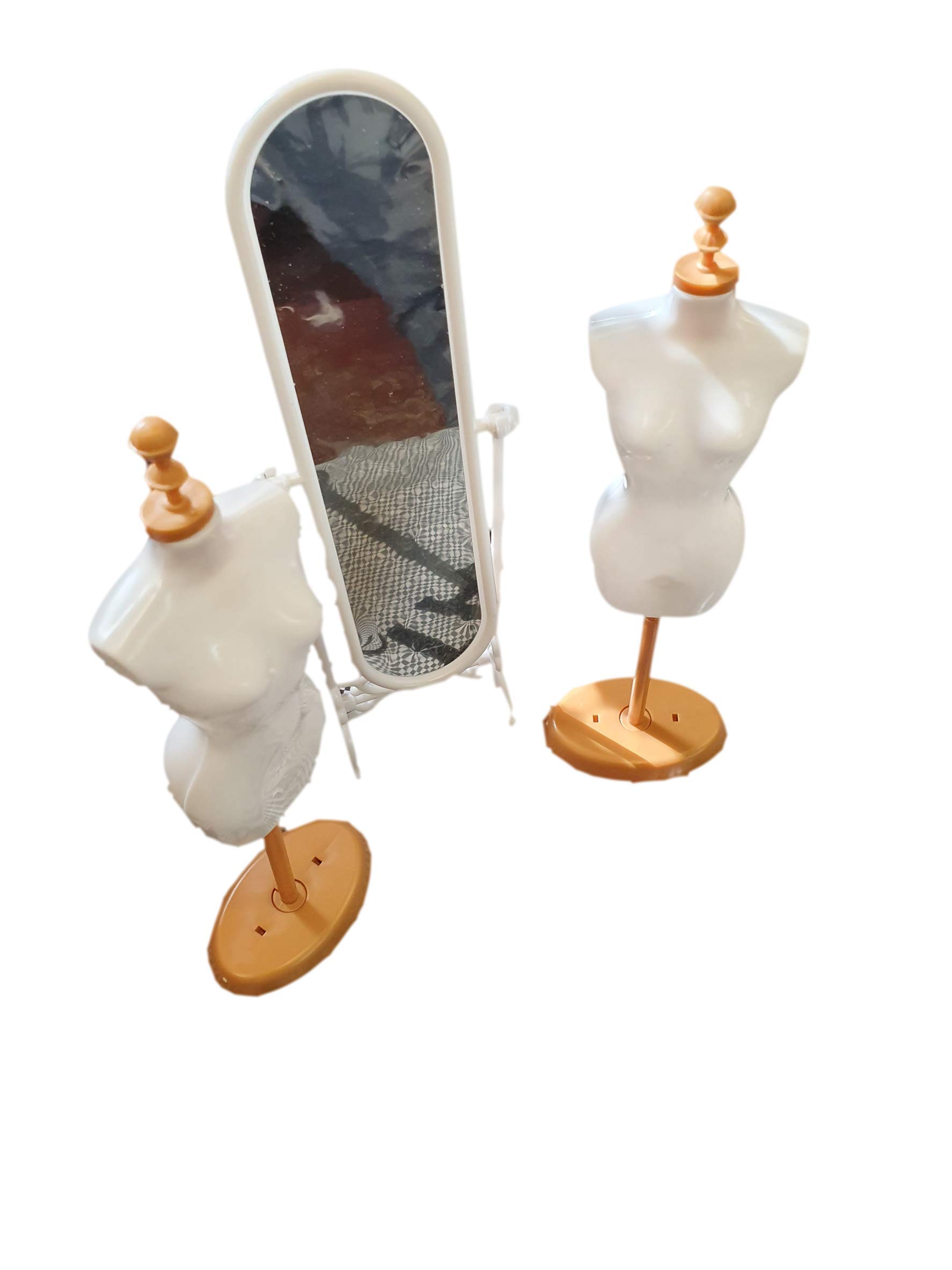 Fat-catz-copy-catz Doll sized Plastic Furniture Long full length Mirror