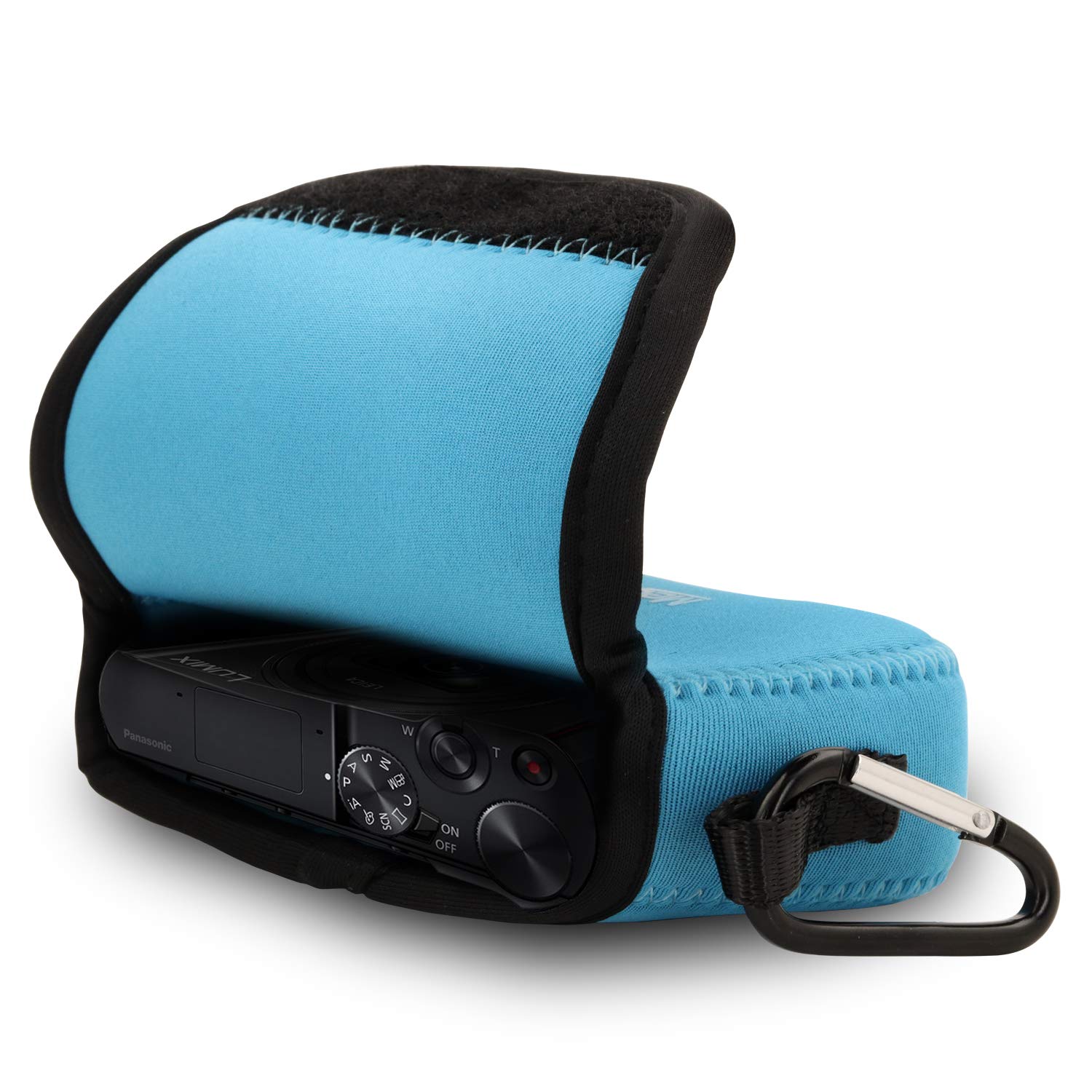 MegaGear Custodia In Neoprene Per Panasonic Lumix ZS200, TZ200 E Leica C-Lux – Ultraleggera, Antipolvere E Antiumidità (blu)