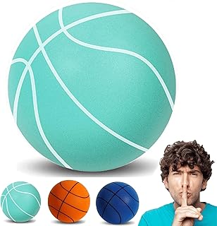 Upgraded Size 7 Silent Basketball - Noise Reduction Indoor Basketball for Home Practice, True Bounce & Durable PU Foam, for Kids & Adults to Play Quietly at Home
