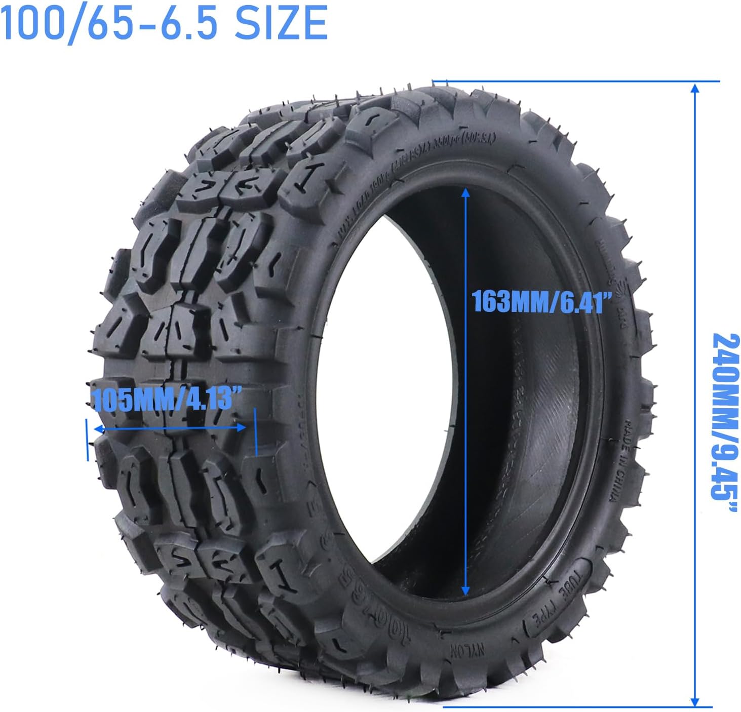 100/65-6.5 tubeless electric scooter road tire 11 Inches Vacuum Tire Off Road Wheel for Sealup/Dualtron Ultra/Thunder/Zero 11x / Speedual Plus