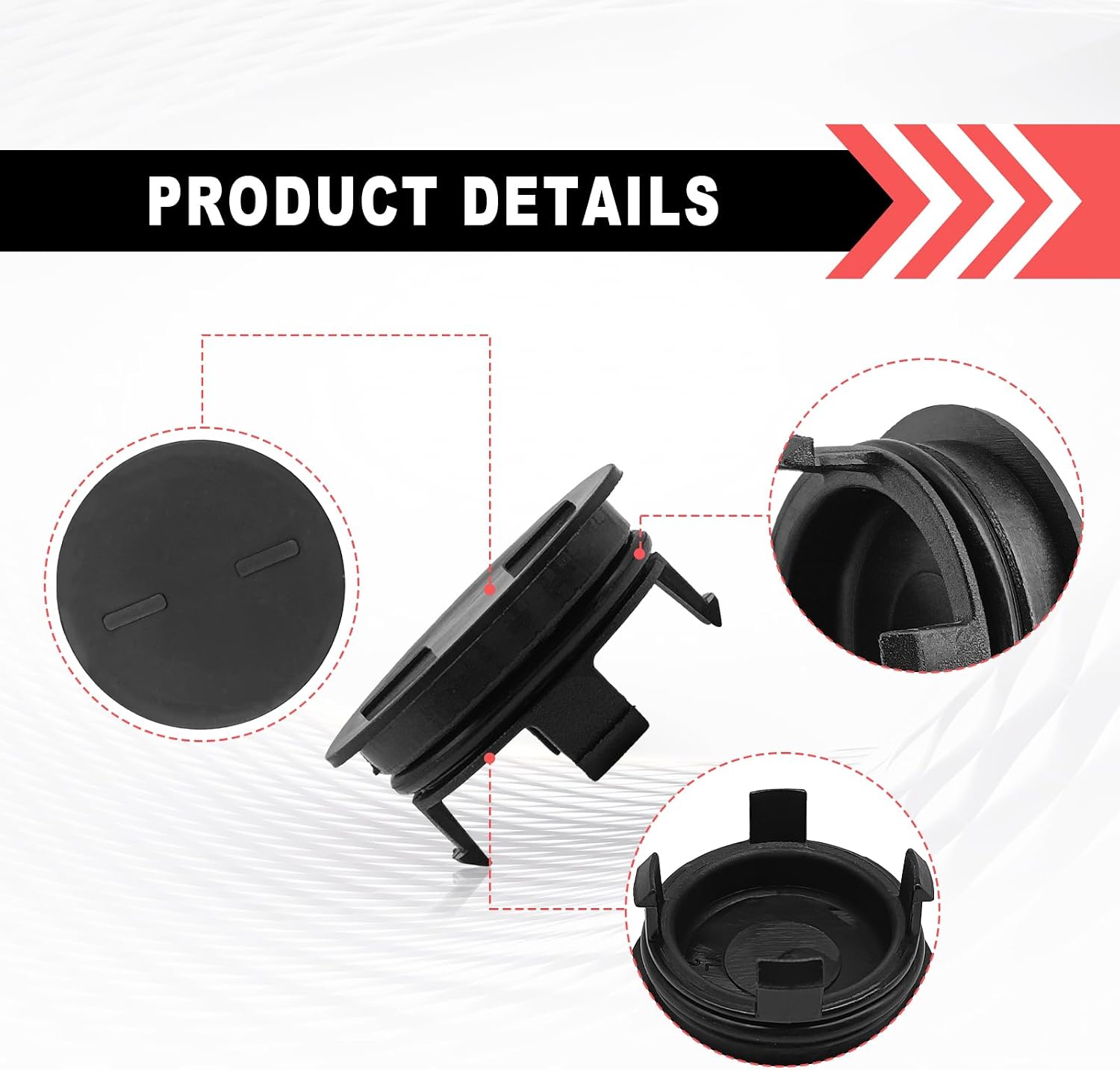 Cylinder Head Cam Plug 1.7 1.8 with Seal Compatible with Honda Fit CRV Civic HRV Insight CRZ, Integra Replace 12513P72003 12513-P72-003 Engine Camshaft Plug Cap
