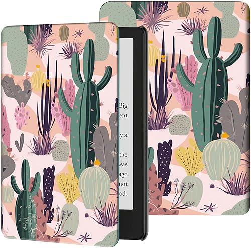 Vista 101 de Funda para Kindle de 6 pulgadas (11.ª generación, versión 2024/2022) delgada de piel sintética, ajustable, multiángulo, Smart Shell con función