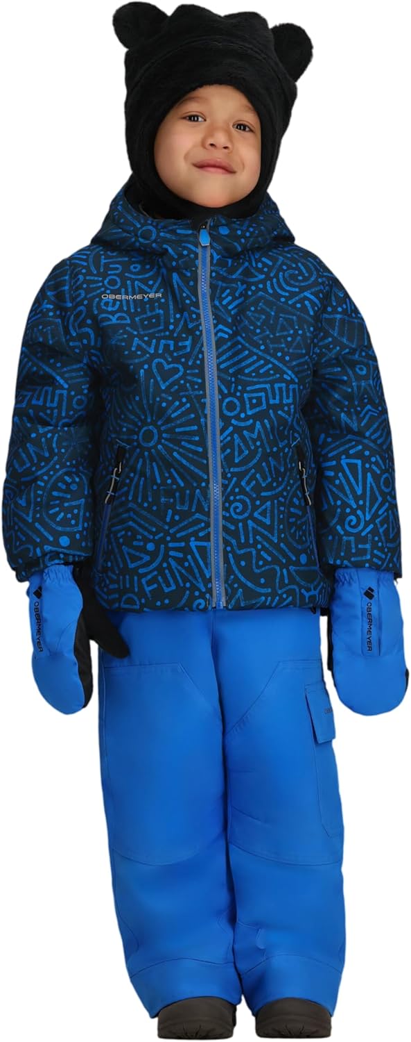 Obermeyer Kids Ashor Ski Jacket, Insulated and Waterproof with Kids I-Grow System