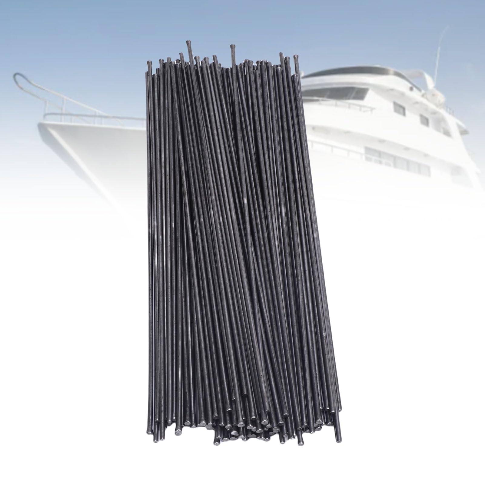 Agujas de Reemplazo de Punta de Cincel de 100 Piezas, Agujas de Descalificación Neumática de Acero de Tungsteno de 2 Mmx180 Mm para Escalador