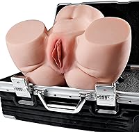 Vista 13 de BIG SHOCKED Coño de bolsillo para hombres – Juguetes sexuales masculinos Muñeca sexual marrón portátil para hombre, masturbador masculino, muñecas