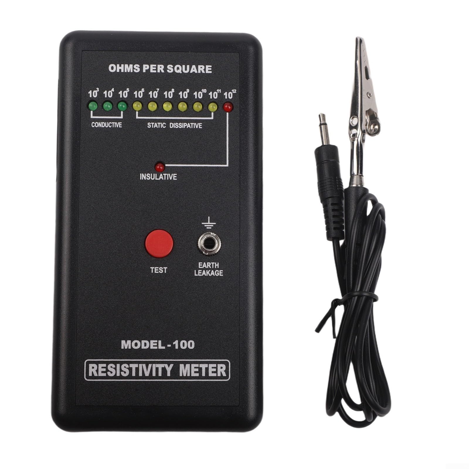 Testeur de résistivité modèle 100 de haute précision pour contrôle technique
