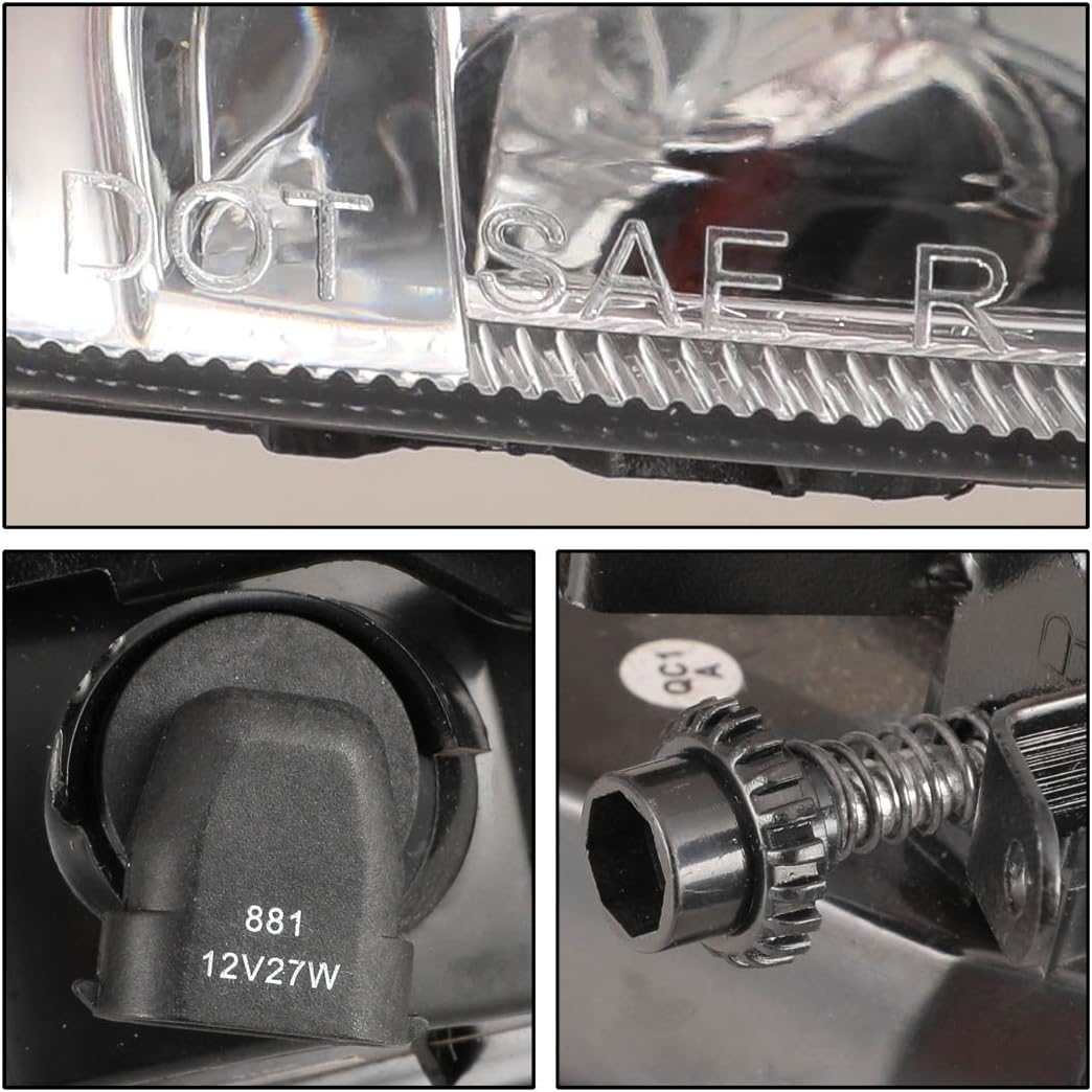 Winjet Compatible with [2006 2007 2008 2009 2010 2011 Hyundai Accent] Driving Fog Lights + Switch + Wiring Kit