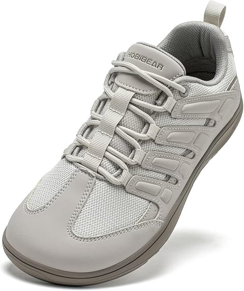 HOBIBEAR Wide Barefoot Shoes Men Women Walking Trail Running Sneakers | Zero Drop Sole | Lightweight Comfortable