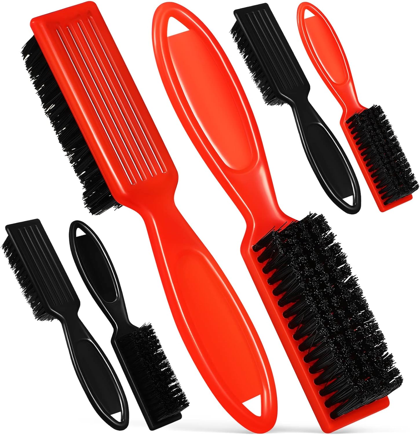 Healifty 6 Pcs Hair Clipper,Nylon Barber,Clipper Blade Cleaning Brush Nail Brush