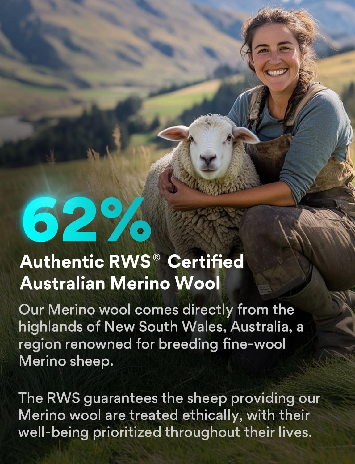 Womens Merino Wool Breathable Hiking Socks Lightweight Compression Seamless Moisture Wicking Anti-Blister Cushioned - Image 4