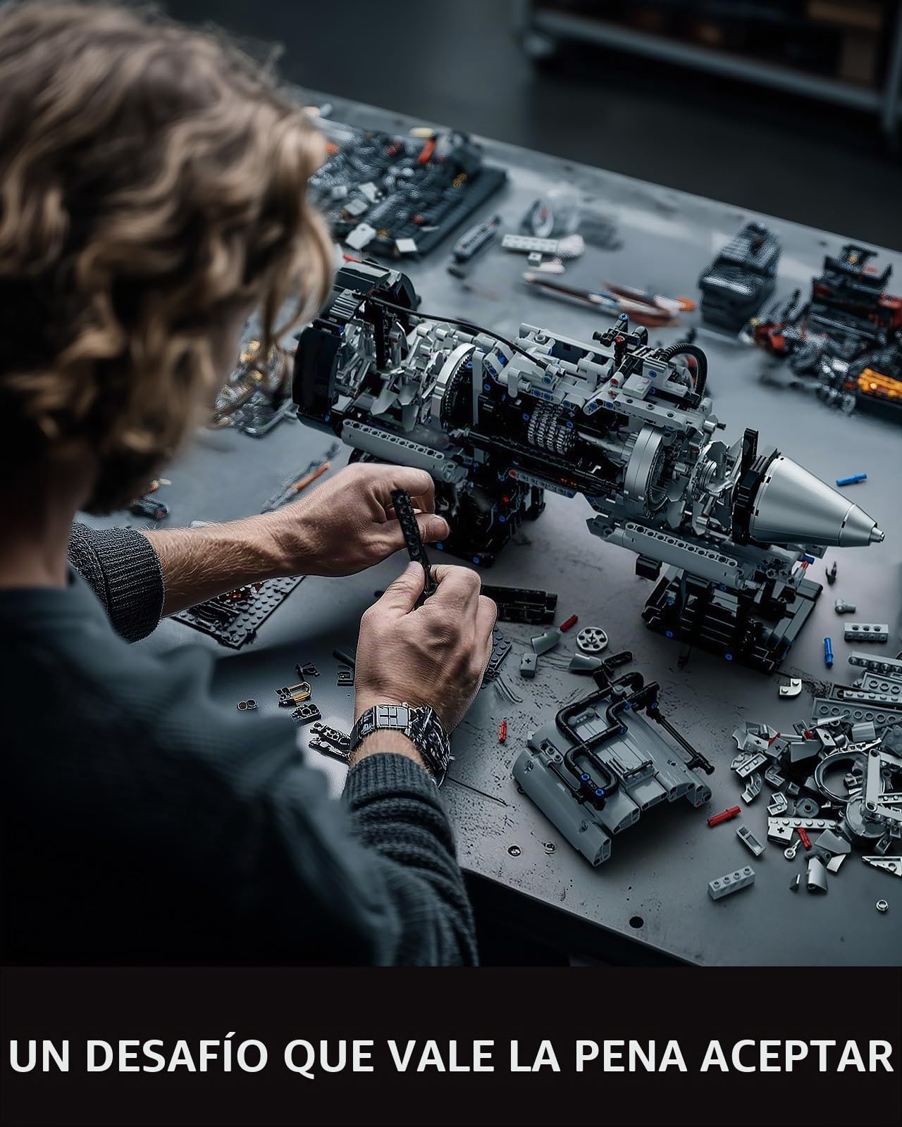 Nifeliz Maqueta de Motor Turbofan para Adultos, Tecnología Motor Kit de Construcción, Decoración del Hogar y la Oficina, Regalo Coleccionable para Hombres y Mujeres (2,216 Piezas, NF10317)