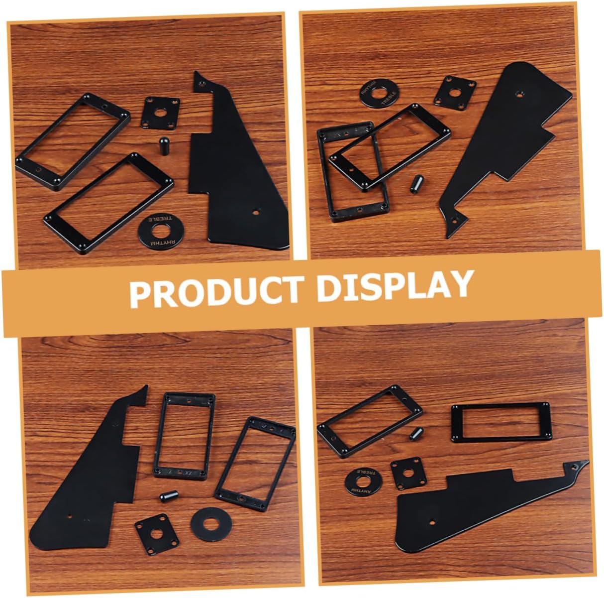 Lp110 Black Plastic Guitar Pickguard Set for Acoustic Guitar image 4