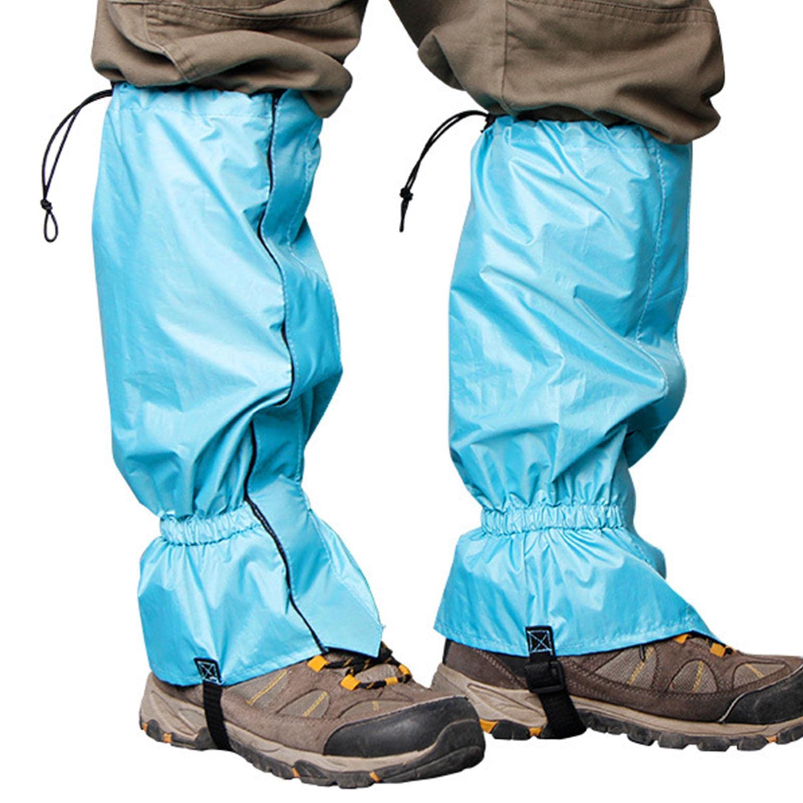 Lot de 2 guêtres de jambe pour femme - Imperméables - Réglables - Pour la randonnée, la marche, la chasse, l'escalade, les raquettes