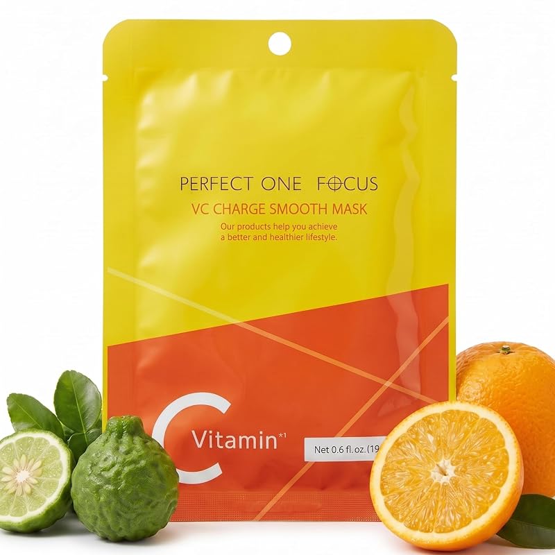 PERFECT ONE FOCUS VC Charge Smooth Mask Máscara Facial em Folha, 1 unidade