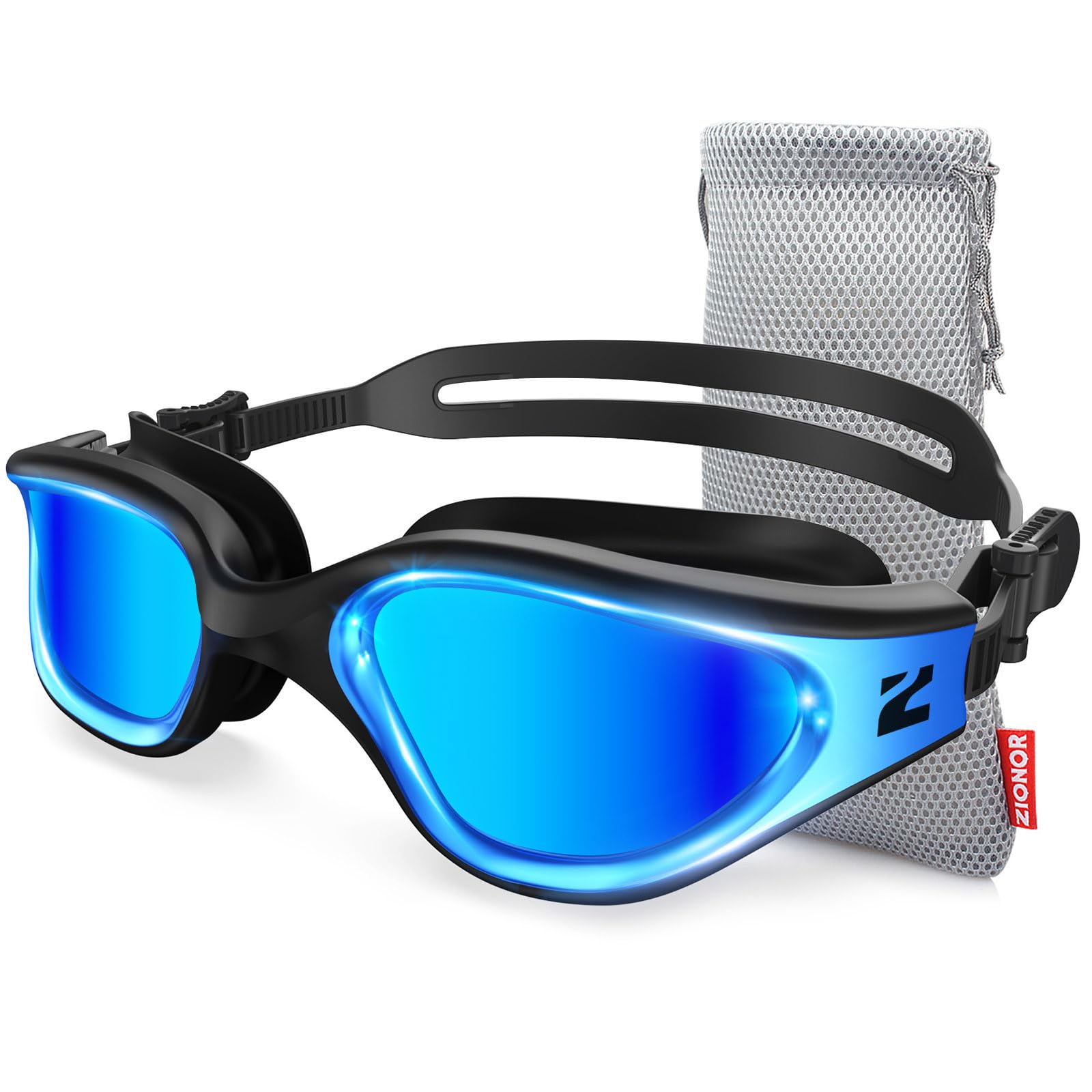 ZIONOR G1 NAVA Super Anti-Nebel Schwimmbrille, Uni, Erwachsene, Damen, Anti-Beschlag, Komfort Profi, 100% UV-Schutz, Taucherbrille