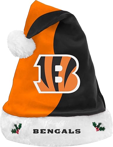 Miniatura 2 de FOCO NFL 2017 - Gorro de Papá Noel de felpa básica para Navidad
