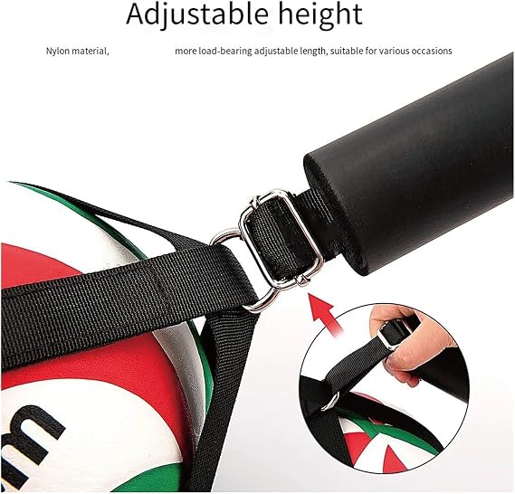 Volleyball Aid Practice Trainer Volleyball Spike Trainer with Adjustable Belt Volleyball Attack Trainer Self-Training Volleyball Resistance Band
