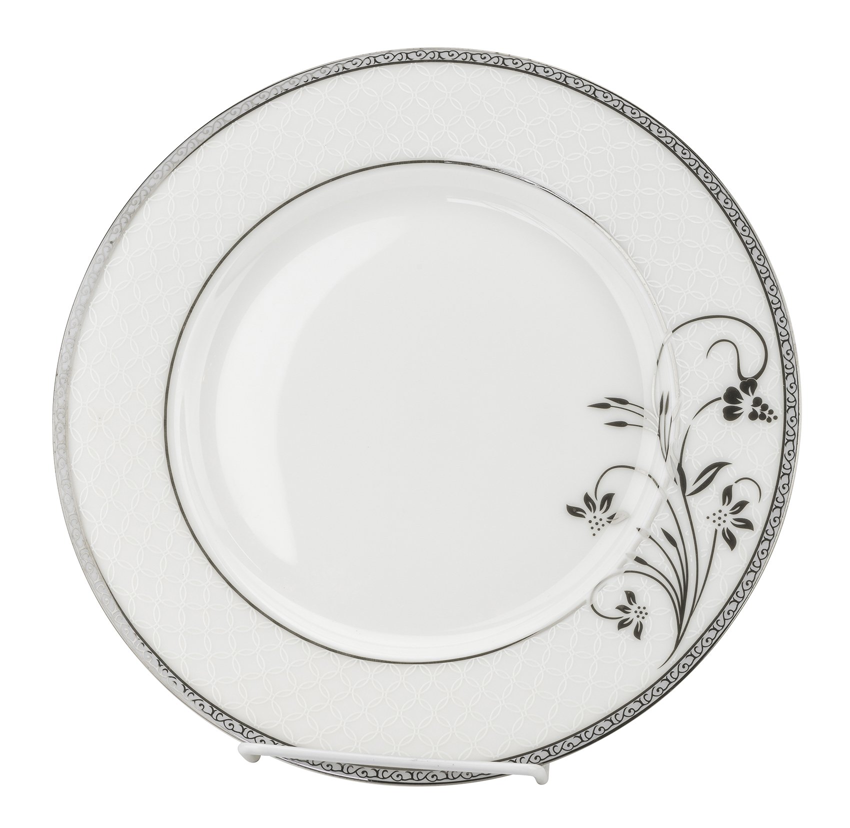 Porcelain Dinnerware Set, 28Piece Bone China Service by Lorren Home