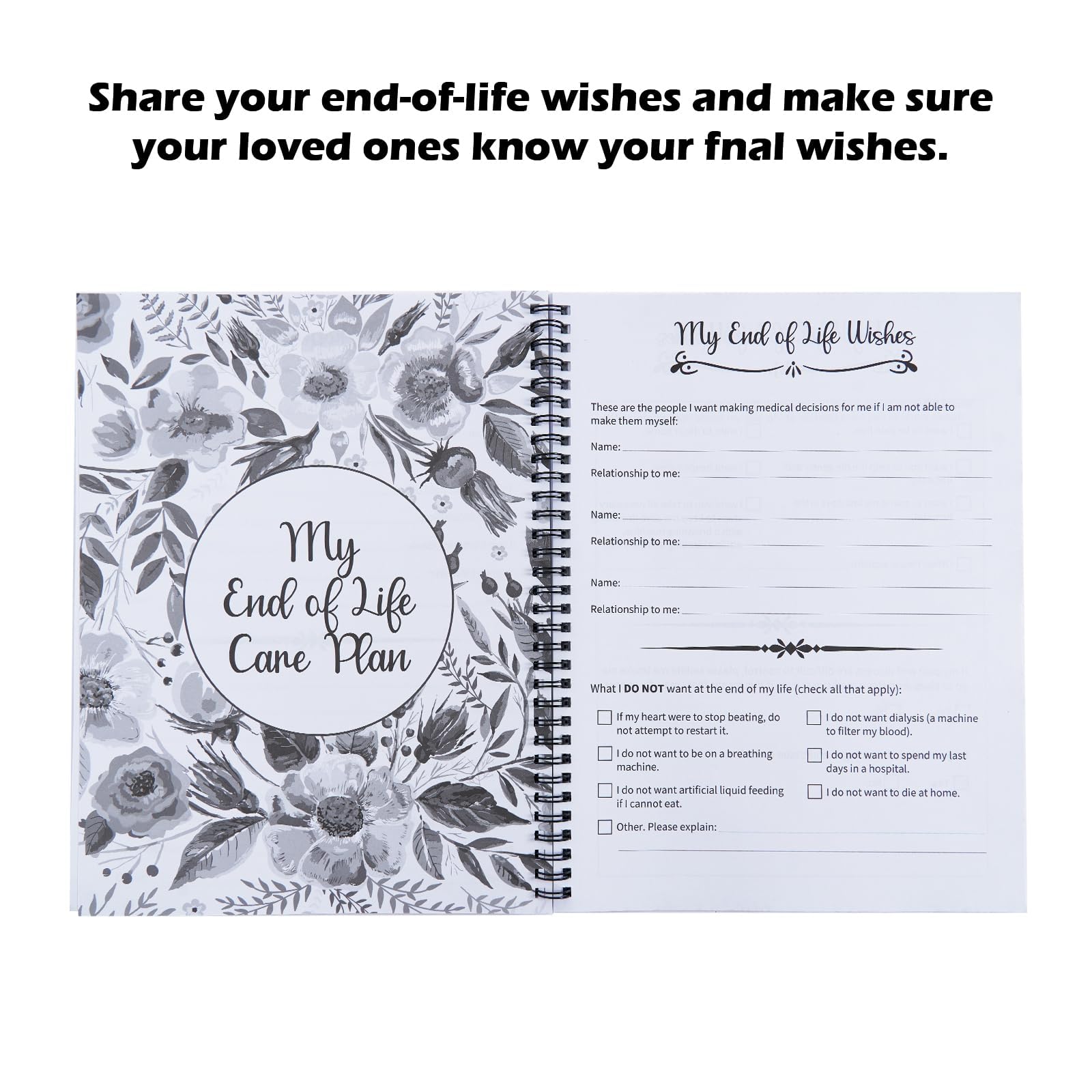 End of Life Planner, I'm Dead Now What Book My Final Wishes - Image 3