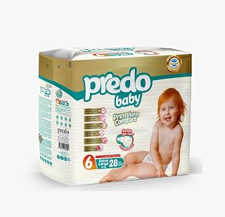 PREDO Baby Diaper, Premium Comfort, Extra Large (15 Kg plus), 28 Count