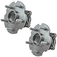 Vista 949 de TRQ Juego de 2 rodamientos de rueda trasera y conjunto de cubo con sensor ABS compatible con Ford Transit Connect 2014-2018