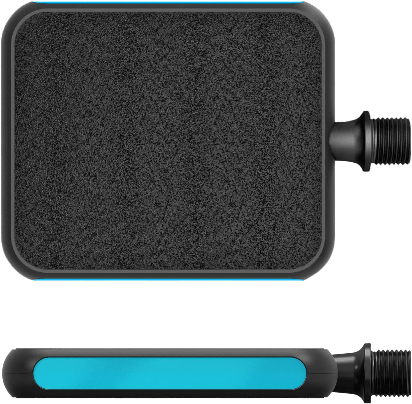 MOTO Urban Flat Pedals “Reflex“ White - The Ultimate Platform Bicycle Pedals for City & Trekking, Gravel Bike, BMX MTB Pedals, 9/16 inch thread