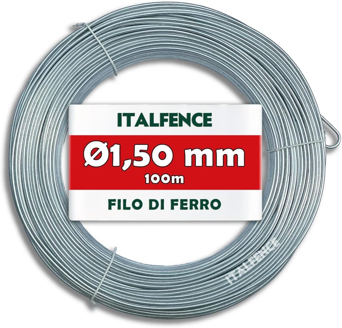 Filo di ferro zincato Ø1,5mm 100m - ITALFENCE