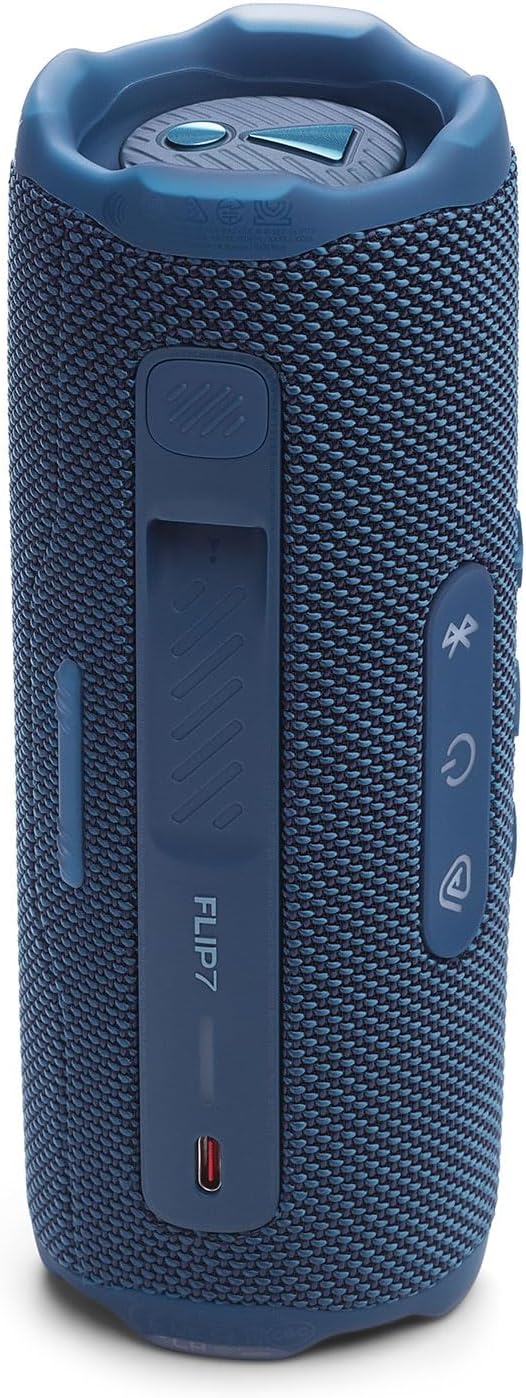 JBL Flip 7 (Blue) + Bundle with divvi! Protective Hardshell Case (Black) - Image 6