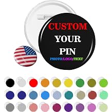Bulk Custom Pins Buttons Design Your Own Personalized Buttons Round Badges Add Photo/Text/Logo