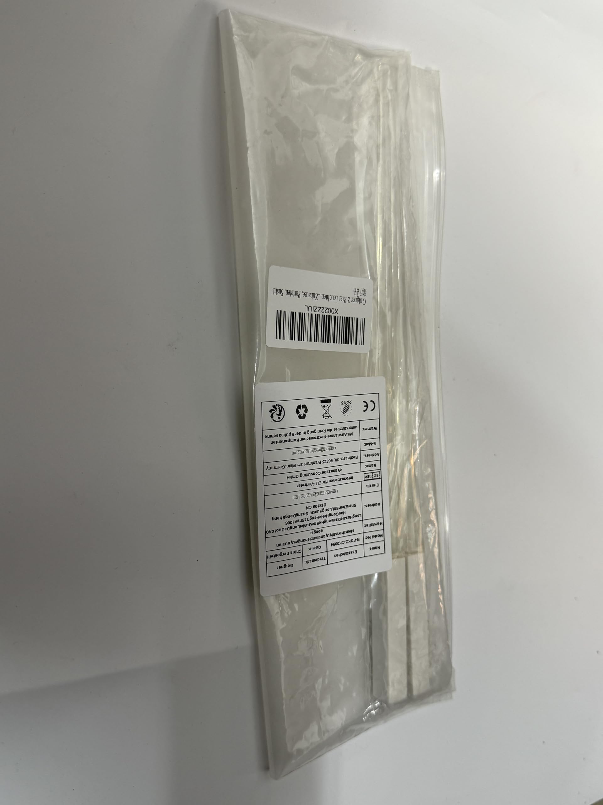 Golgner Bacchette Luminose LED Con Spada Laser, 2 Paia, 9 Colori, Ricaricabili, Lavabili In Lavastoviglie, Per Feste E Sushi