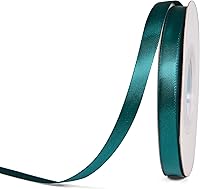 Vista 54 de YAMA Cinta de satén de doble cara, 7/8 pulgadas, 25 yardas para envolver regalos, color rosa