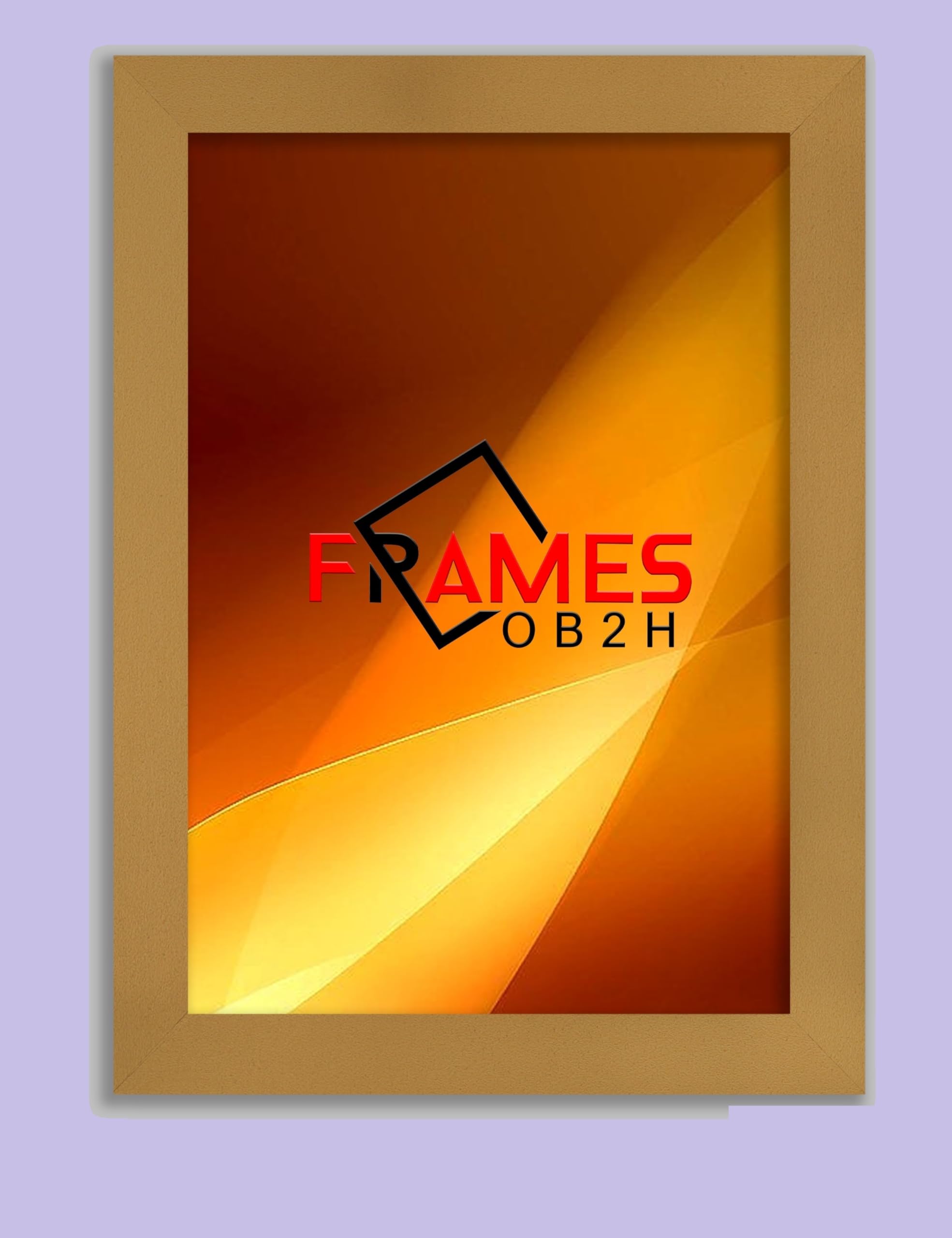 Modern Premium Gold A1,A2,A3A,4,.A5 Poster,Picture,Photo Frames (Gold, 40x30cm)
