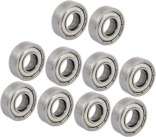 Uxcell a14010200ux0576 8mm x 19mm x 6mm Sealed Deep Groove Radial Ball Bearings 698Z 10 Pcs (Pack of 10)