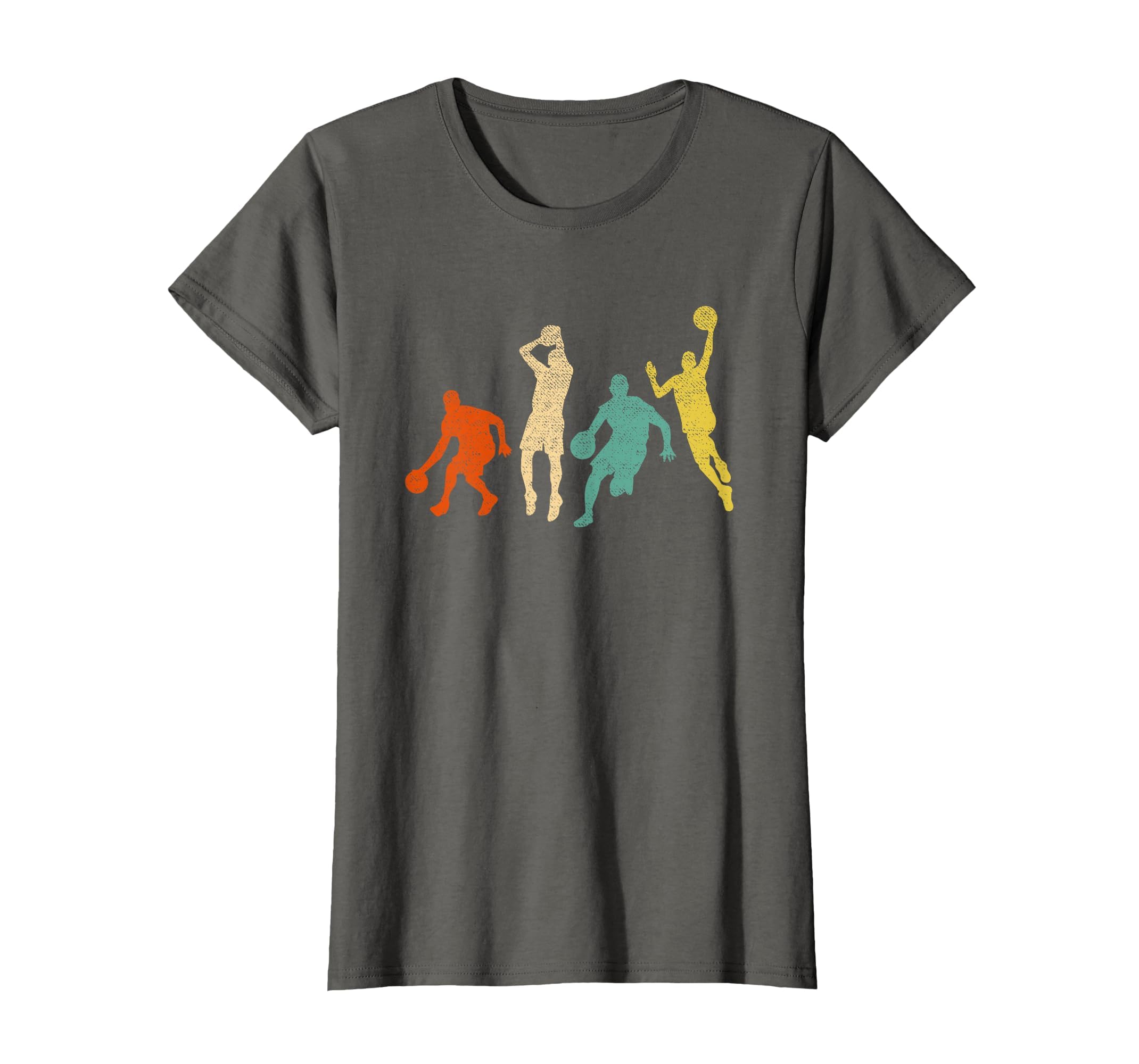 Vintage Basketball Ball Graphic Design Basketball Fan Player T-Shirt