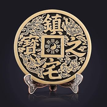 Amazon.co.jp: 富のシンボル像 マネーフォーチュンコイン 風水