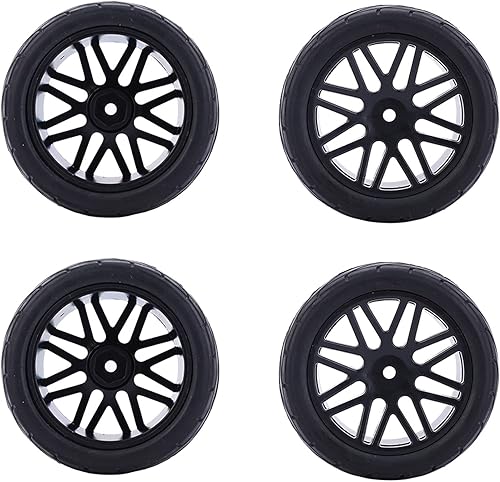 Miniatura 5 de 4 ruedas todo terreno, 110 3.346 in universal RC Car Crawler Wheels Control remoto RC Rally neumáticos (negro) accesorio Slash 2Wd neumáticos 110 Rc