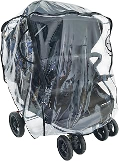 Ezkindheit Universal Regenschutz für Doppelkinderwagen / Schutz vor Wasser und Wind Kinderwagenzubehör
