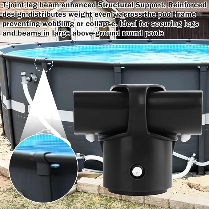 Unión en T para patas y vigas de piscina Intex miniatura 4