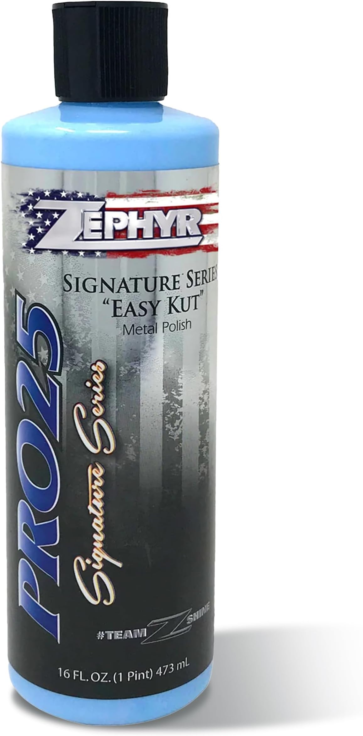 Pro 25 Easy Kut Liquid Metal Polish - Stainless Steel, Chrome, & Aluminum Polish - Metal Polishing for Lifted Trucks, Show Vehicles, Motorcycles, & More - 16 oz.