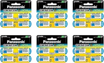 Panasonic Lithium Battery for Cameras CR-123AW/4P (Pack of 4) Smart Lock Battery Replacement