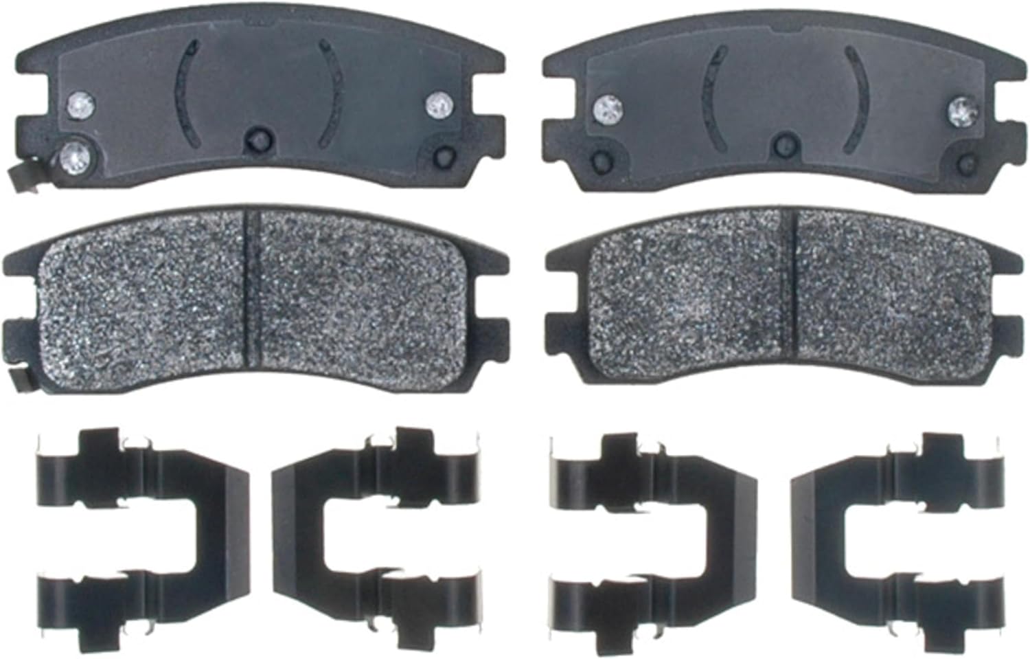 ACDelco Gold 17D714MH (19201447) Semi-Metallic Rear Disc Brake Pad Set